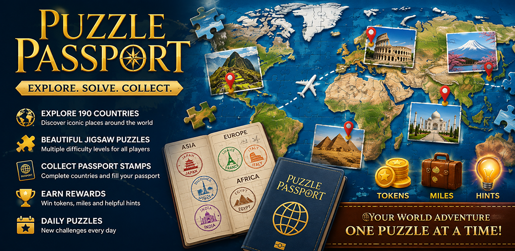 Puzzle Passport promotional artwork